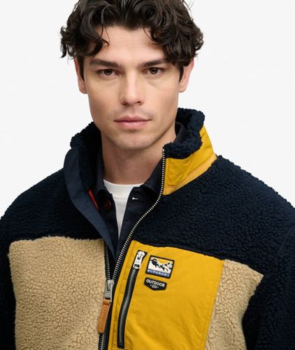 Polaire Zippée Rétro Color Block Taille: M - Superdry - Modalova