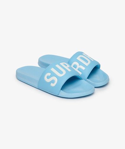 Damen Pool Sliders Reguläre Passform - Größe: 5-6 - Superdry - Modalova