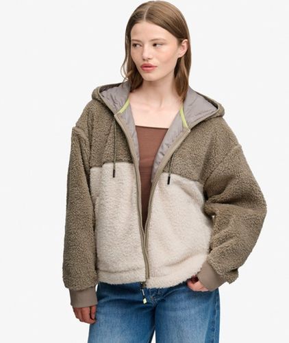 Damen Super Soft Kapuzenjacke mit Lockerer Passform - Größe: 42 - Superdry - Modalova