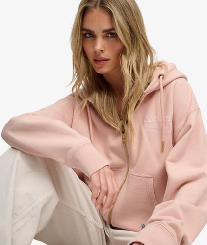 Damen Luxe Casual Zip-hoodie - Größe: 42 - Superdry - Modalova