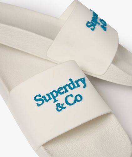 Herren Company Logo High Build Sliders - Größe: 12-13 - Superdry - Modalova