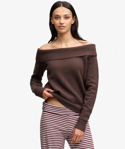 Damen Bardot Pullover mit Schmaler Passform - Größe: 36 - Superdry - Modalova