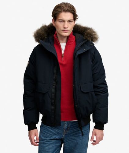 Herren Everest Bomberjacke mit Kunstfell - Größe: XL - Superdry - Modalova