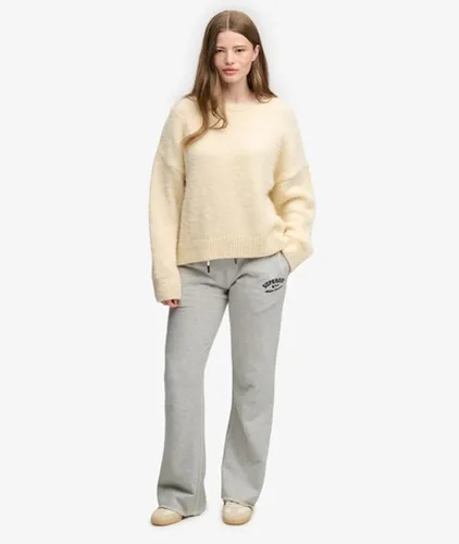 Damen Athletic Jogginghose mit Schlag und Stickerei - Größe: 36 - Superdry - Modalova