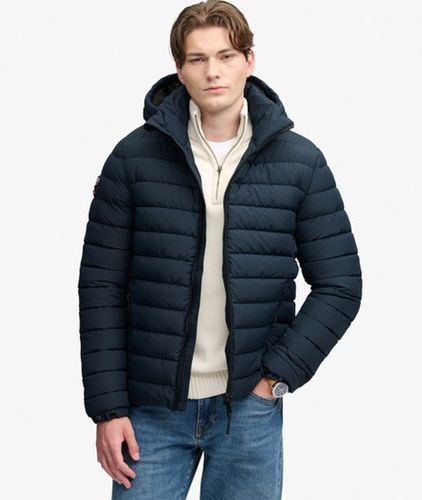 Herren Fuji Steppjacke mit Kapuze - Größe: L - Superdry - Modalova