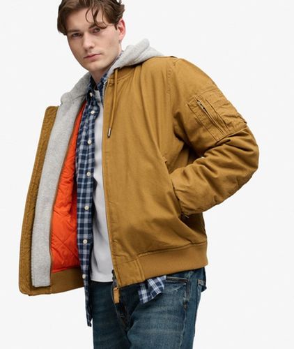 Bomber MA1 en Toile à Capuche Taille: XL - Superdry - Modalova