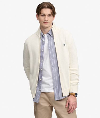 Herren Baumwoll-strickpullover mit Reißverschluss - Größe: Xxl - Superdry - Modalova