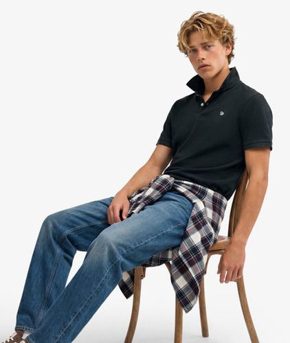 Herren Vintage Destroy Poloshirt mit Lockerer Passform - Größe: M - Superdry - Modalova