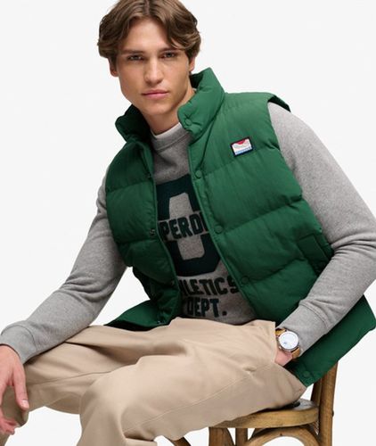 Herren Non Hooded Short Everest Gilet mit Lockerer Passform - Größe: S - Superdry - Modalova