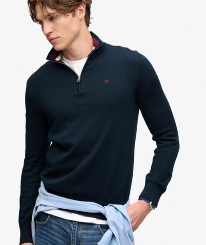Pull à Demi-zip en Coton Preppy Essential Taille: Xxl - Superdry - Modalova