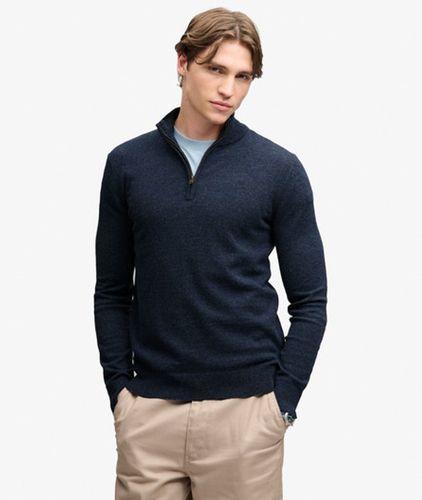 Herren Essential Leichter Wollmix-pullover mit Schmaler Passform - Größe: XL - Superdry - Modalova