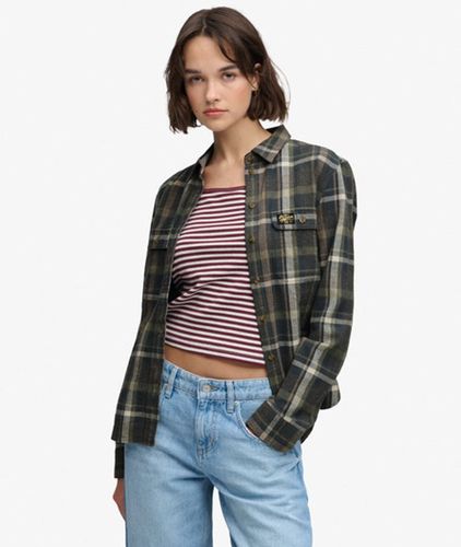 Chemise Flanelle Carreaux Coupe Décontractée Taille: 40 - Superdry - Modalova