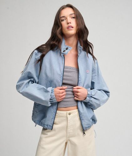 Damen Cotton Harrington Jacke - Größe: 44 - Superdry - Modalova
