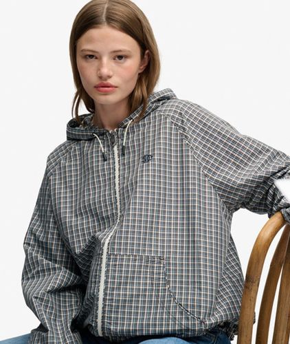 Coupe-vent Raglan à Carreaux Coupe Décontractée Taille: 40 - Superdry - Modalova