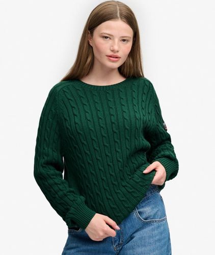 Pull en Maille Torsadée Décontracté Taille: 36 - Superdry - Modalova