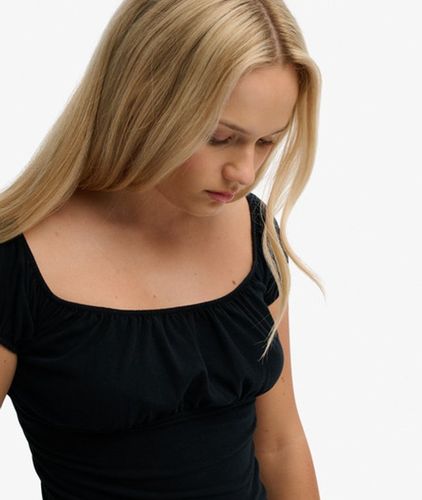 Damen Athletic Essentials Gerafftes Top Schmale Passform - Größe: 40 - Superdry - Modalova