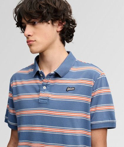 Polo Vintage Stripe Coupe Décontractée Taille: M - Superdry - Modalova