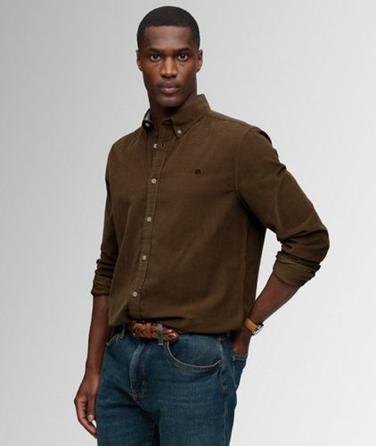Herren Klassisches Feincord-hemd - Größe: Xxxl - Superdry - Modalova