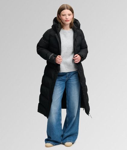 Damen Langer City Steppmantel mit Chevronstreifen, Größe: 44 - Superdry - Modalova