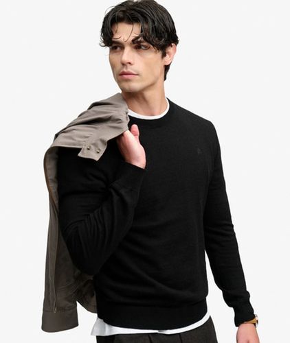 Herren Essential Pullover aus Wollmischung mit Schmaler Passform - Größe: S - Superdry - Modalova