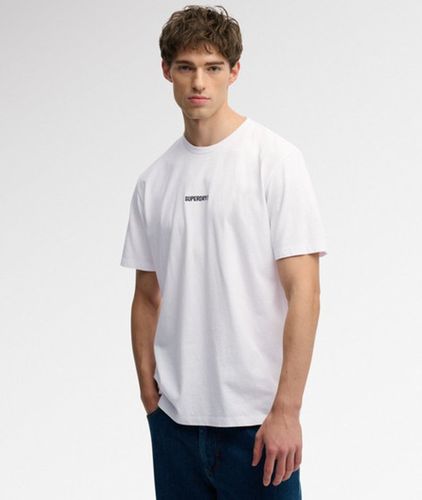 T-shirt Micro Logo Coupe Décontractée Taille: M - Superdry - Modalova