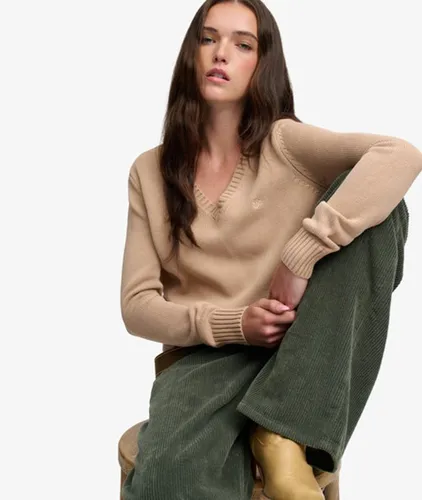 Damen Pullover mit V-ausschnitt - Schmale Passform - Größe: 36 - Superdry - Modalova