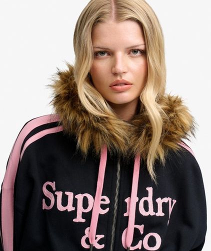 Damen Vintage Kapuzenjacke mit OverGrößed-passform - Größe: 40 - Superdry - Modalova
