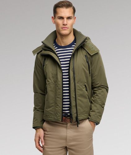 Herren Microfibre Arctic Windcheater Jacke mit Kapuze - Größe: M - Superdry - Modalova