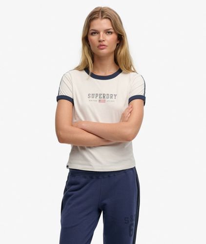 T-shirt Ringer à Motif Athletic Essentials Taille: 40 - Superdry - Modalova