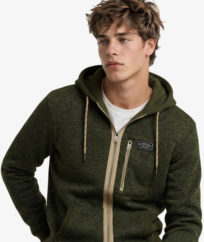 Sweat Zippé à Capuche Storm Fleece Coupe Décontractée Taille: S - Superdry - Modalova