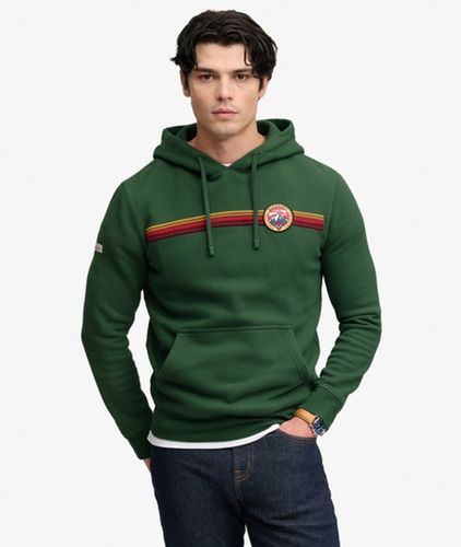 Herren Outdoors Stripe Logo Kapuzenpullover Lockere Passform - Größe: Xxxl - Superdry - Modalova