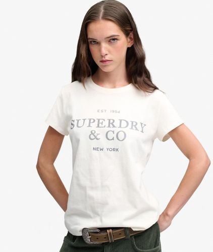 T-shirt Classic Luxe Casual Taille: 40 - Superdry - Modalova