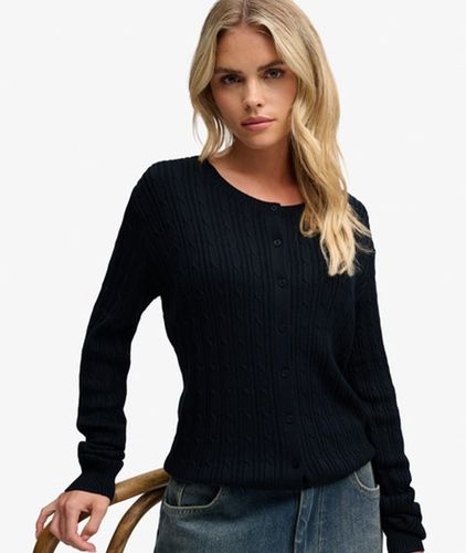 Damen Slouchy Strickcardigan mit Zopfmuster - Größe: 40 - Superdry - Modalova