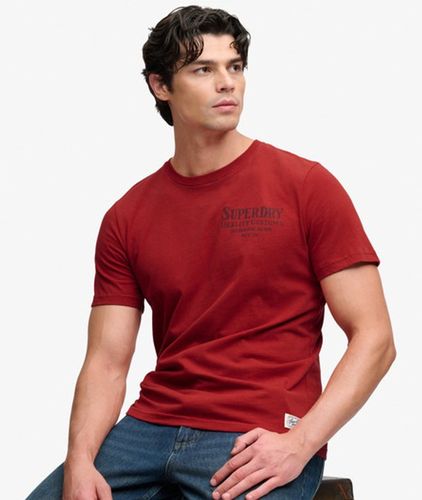 T-shirt Vintage Biker Coupe Décontractée Taille: L - Superdry - Modalova