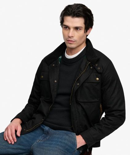 Herren Wax Cropped Racer Jacke - Größe: M - Superdry - Modalova