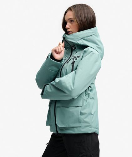 Damen Ultimate Freestyle Skijacke Lockere Passform - Größe: 42 - Superdry - Modalova