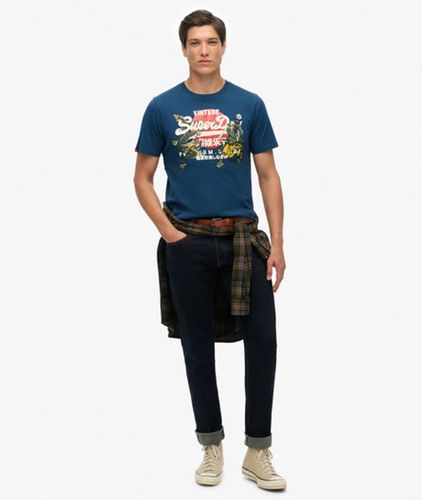 Herren Vintage Logo Tokyo Relaxed T-shirt - Größe: L - Superdry - Modalova