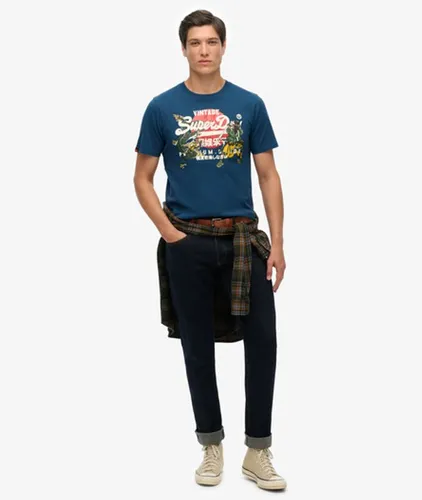 T-shirt Relaxed Vintage Logo Tokyo Taille: M - Superdry - Modalova