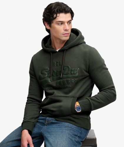 Sweat à Capuche Vintage Logo Tonal Coupe Décontractée Taille: L - Superdry - Modalova