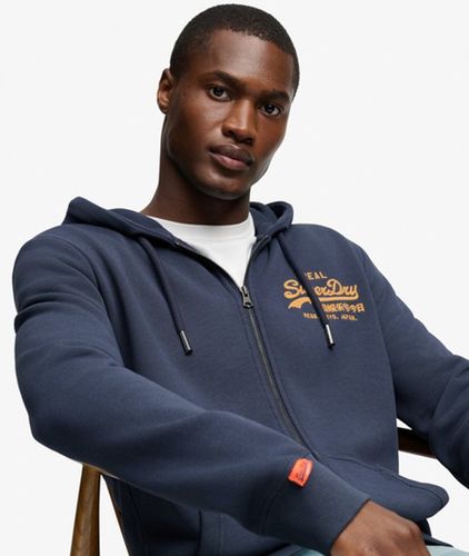 Herren Vintage Logo Kapuzenjacke mit Lockerer Passform - Größe: M - Superdry - Modalova