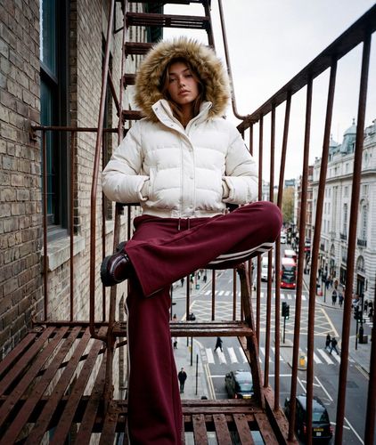 Damen Everest Kapuzenjacke mit Schmaler Passform - Größe: 40 - Superdry - Modalova