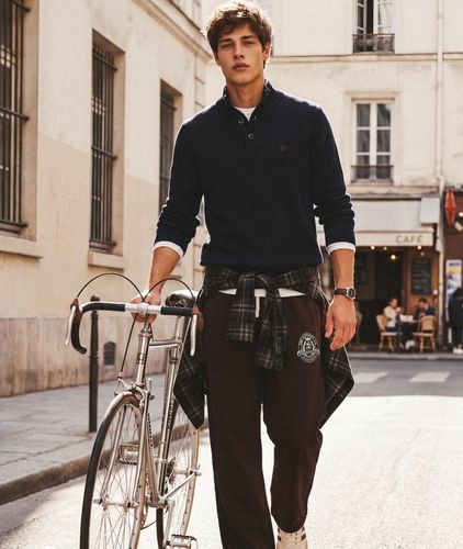 Herren Pullover Henley mit Schmaler Passform - Größe: Xxl - Superdry - Modalova