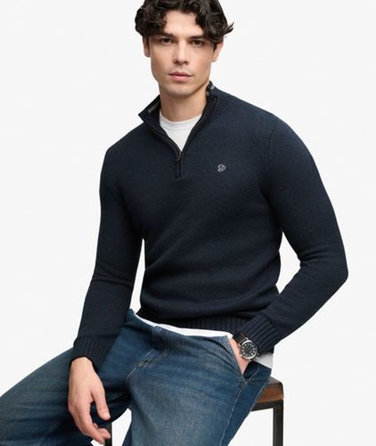 Herren Preppy Half-zip-pullover mit Schmaler Passform - Größe: XL - Superdry - Modalova