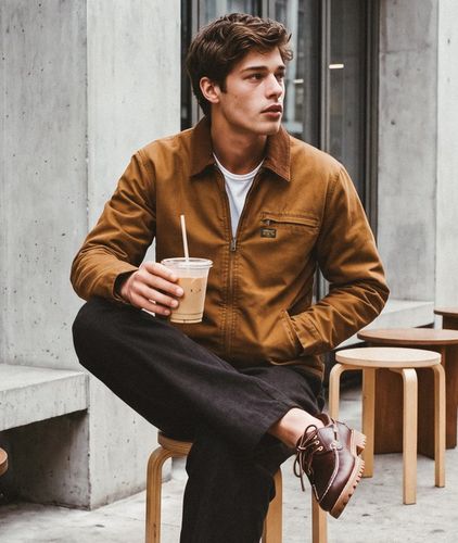Herren Workwear Ranch Jacke Lockere Passform - Größe: L - Superdry - Modalova