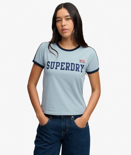 T-shirt à Rayures Athletic Essentials Taille: 42 - Superdry - Modalova