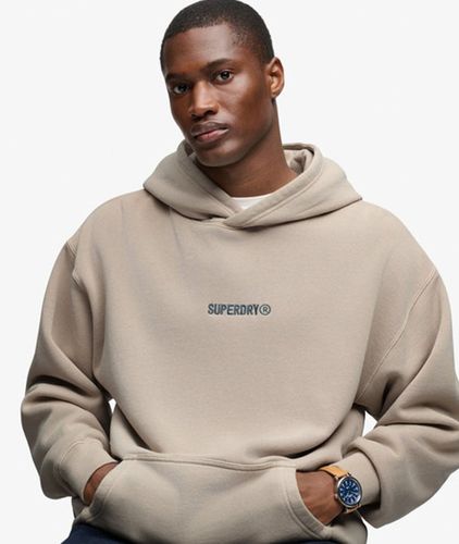 Sweat à Capuche Ample à Motif et Micro Logo Taille: XL - Superdry - Modalova