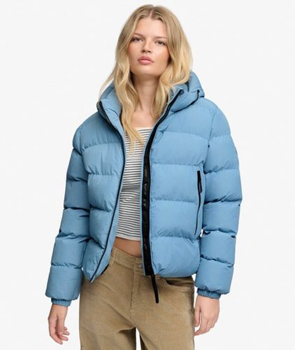Damen Kapuzen-sportpufferjacke - Größe: 46 - Superdry - Modalova
