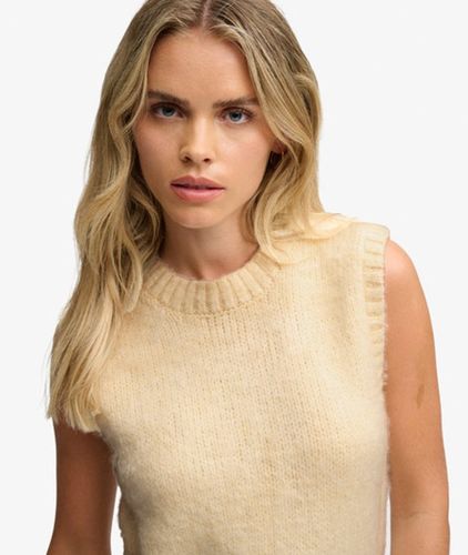 Débardeur en Maille Brossée Col Rond Taille: 38 - Superdry - Modalova