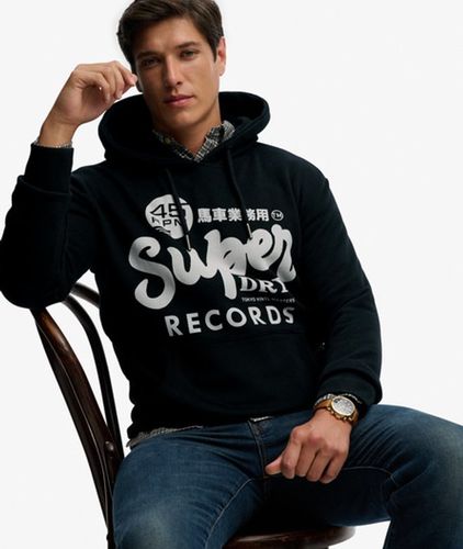 Sweat à Capuche Records Coupe Décontractée Taille: S - Superdry - Modalova