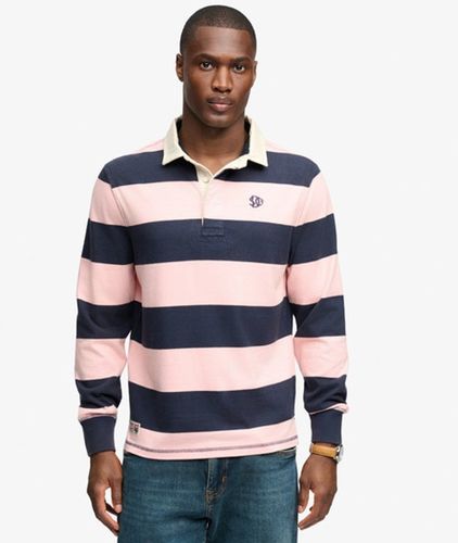 Polo Rugby Athletic Stripe Coupe Décontractée Taille: M - Superdry - Modalova